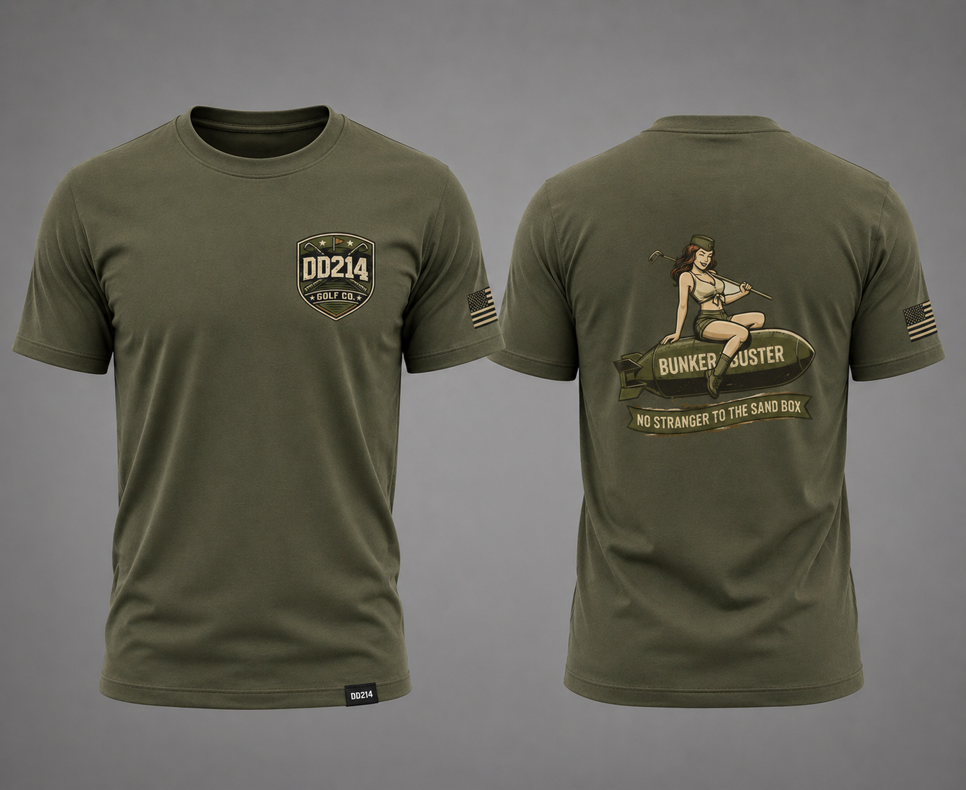 Bunker Buster T-Shirt- Olive